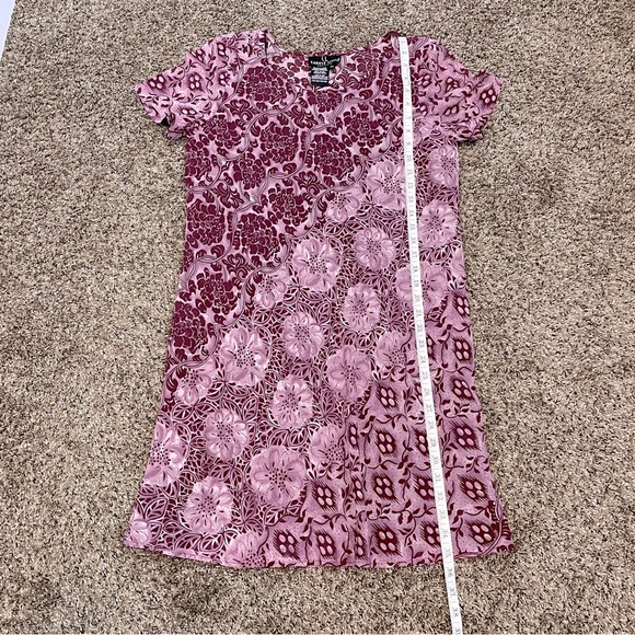 Carole Little | Dresses | Burgundy/Wine Midi Dress Sz 10 - Picture 6 of 7